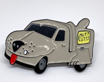 Mutt Cutts Enamel Pin: Shaggin Wagon Nerdy Pin