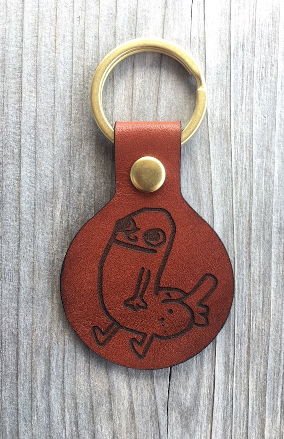 Dickbutt keychain