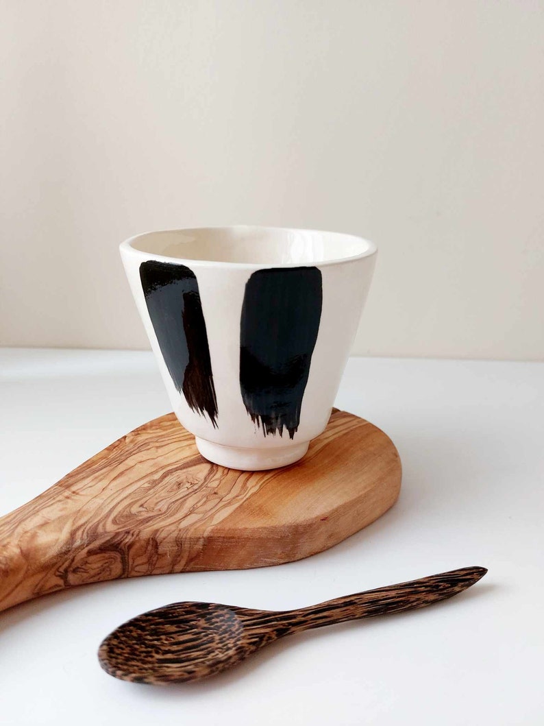 Handmade cup, Ceramic drinkware, Handcrafted pottery image 6