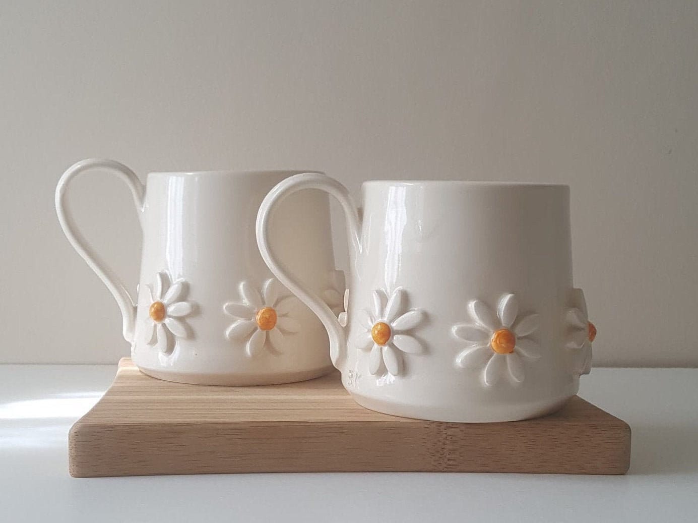 Ceramic Mug Daisy Coffee Mug Tea Cup Etsy UK