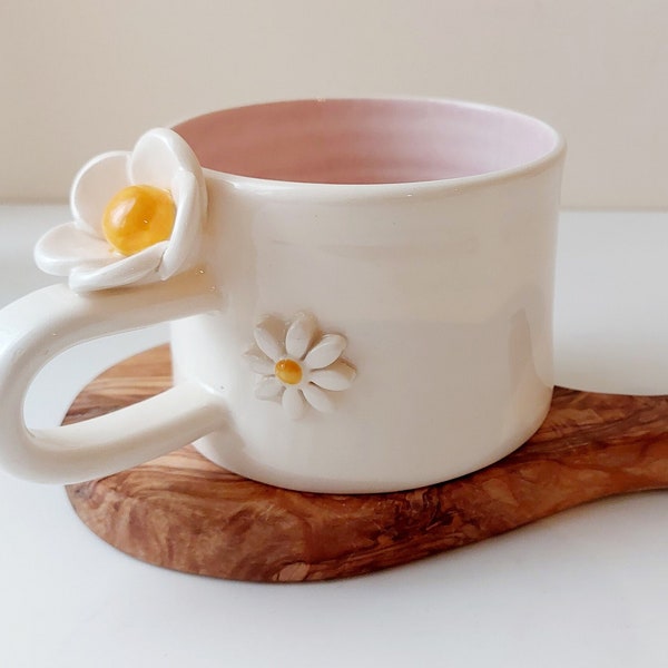 Large Coffee mug, Handmade ceramic mug, Pottery mug