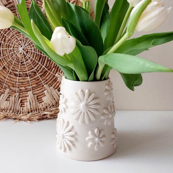 Ceramic Vase, Flower vase, Table decorations, Handmade table vase, Decorative vase