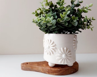 Plant pot, indoor planter, herb pot, ceramic planter, home decoration