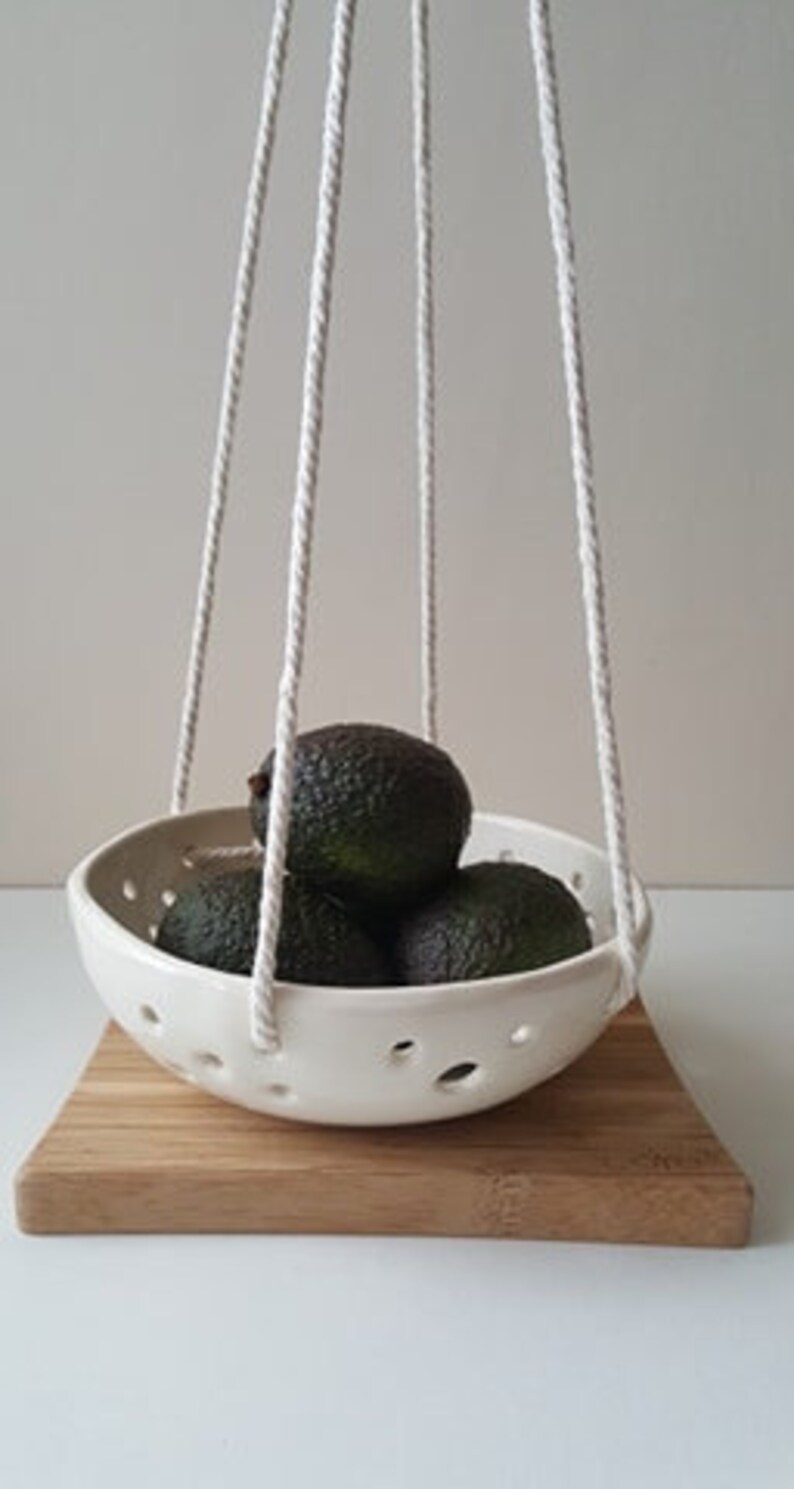 Berry Bowl Handmade Hanging Bowl Ceramic Bowl With Holes Etsy UK