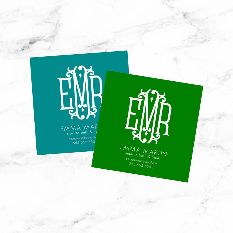 Mom Calling Card Mom Business Card Monogram Business Cards Etsy Mom Calling Card Mom Business Card Monogram Business Cards Etsy