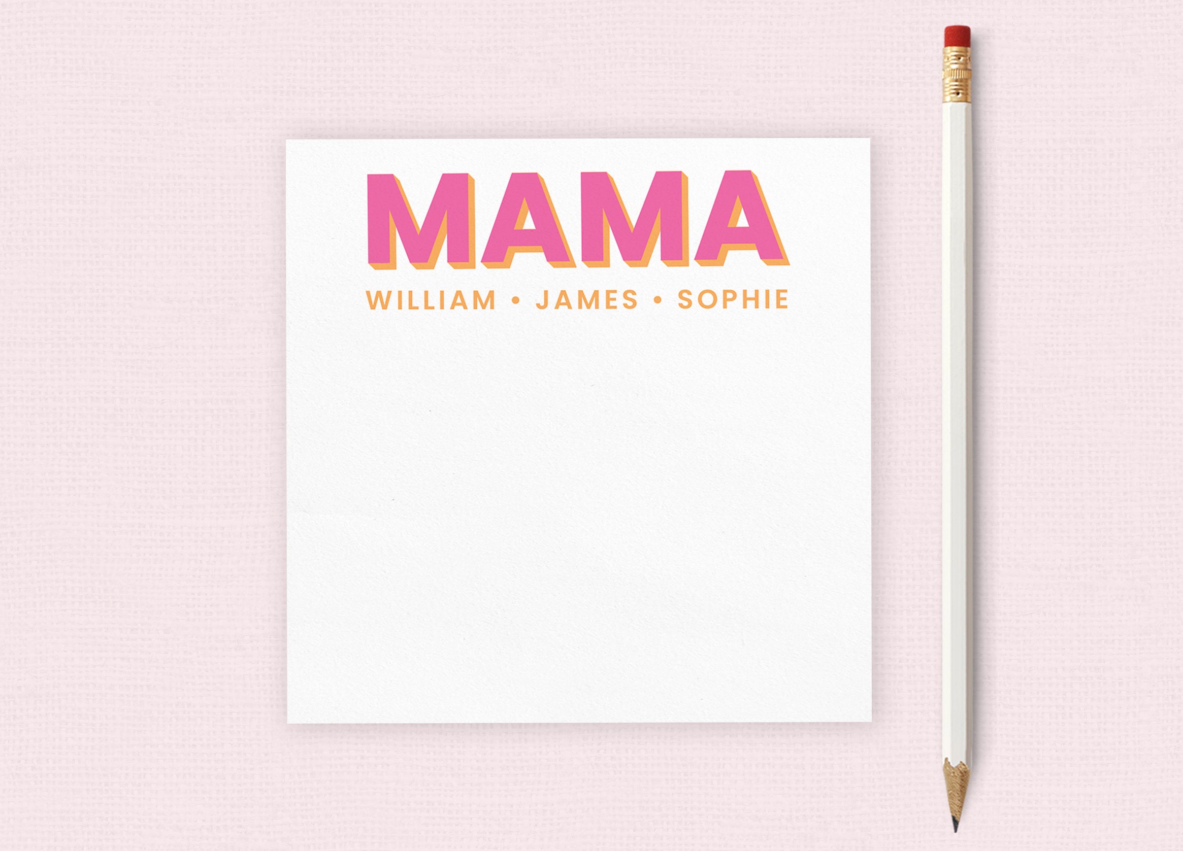 Personalized Mom Notepad Mother's Day Gift Notepad for Etsy