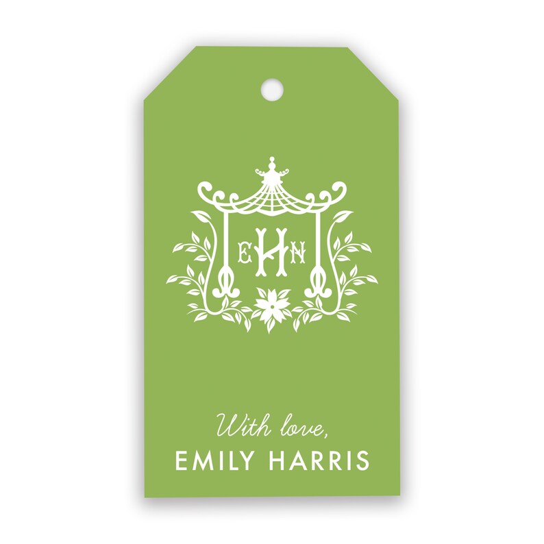 Monogrammed Gift Tags Personalized Gift Tags Gift Tags for Etsy