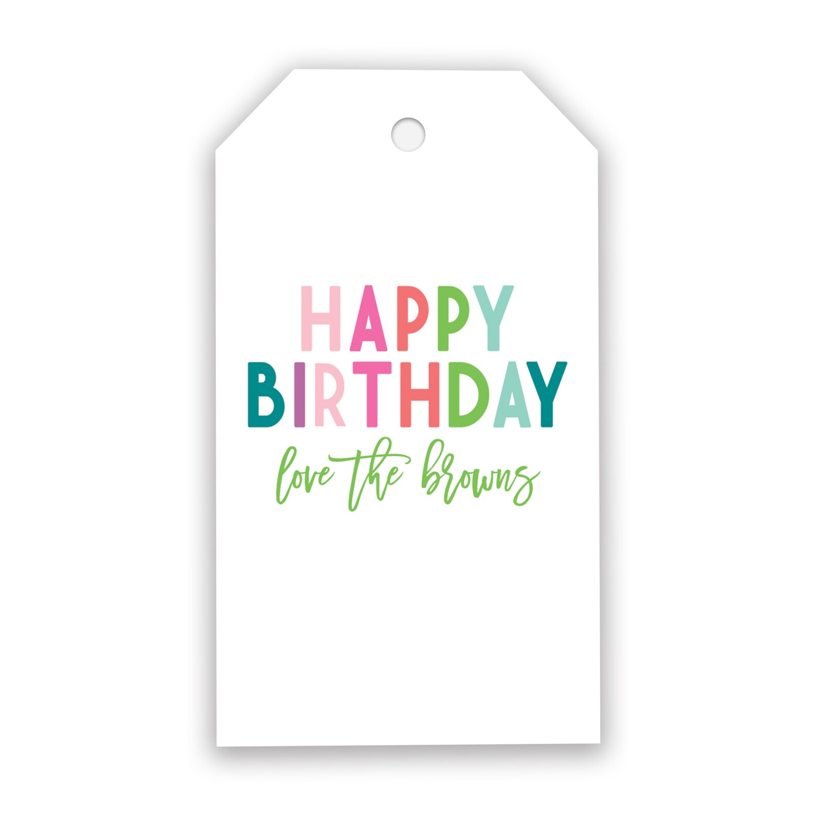 Personalized Birthday Gift Tags Happy Birthday Tags Gift Etsy
