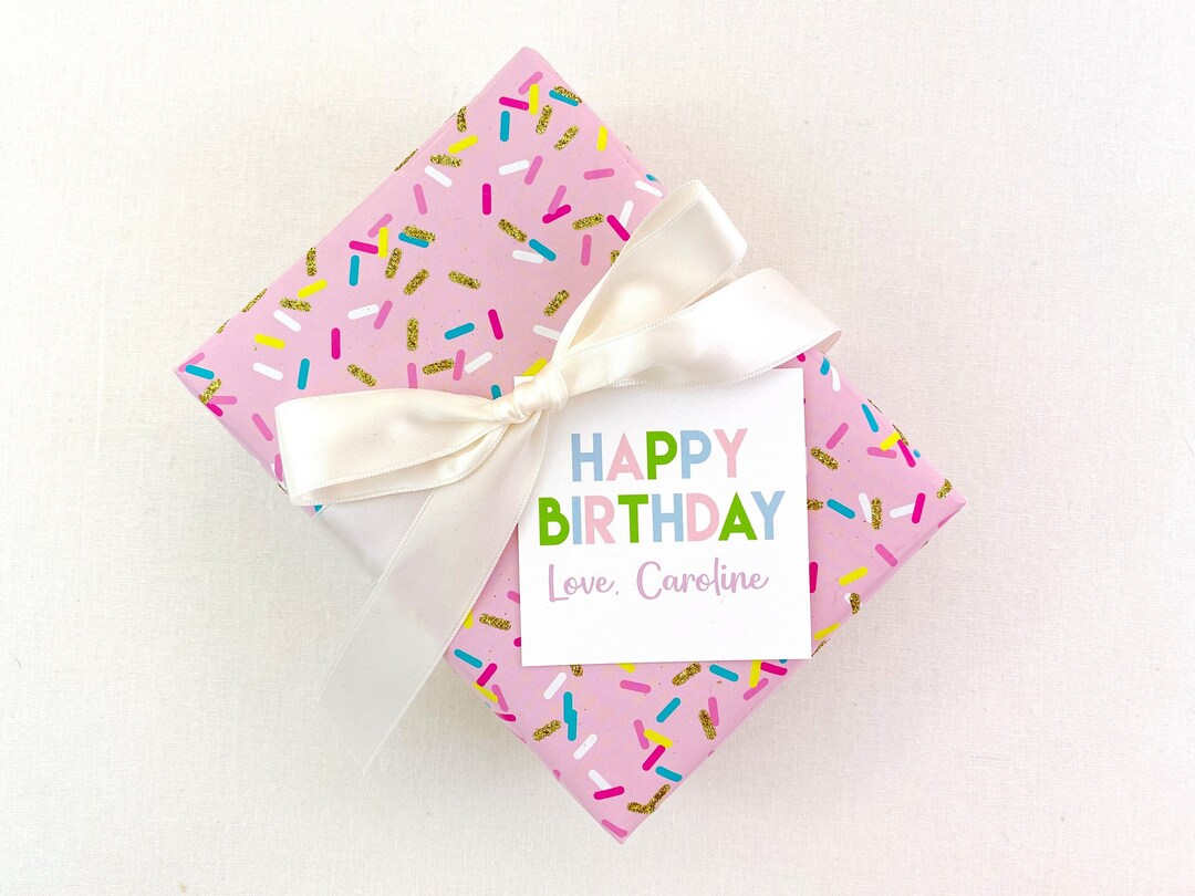 Personalized Birthday Gift Tags for Kids Birthday Favor Etsy
