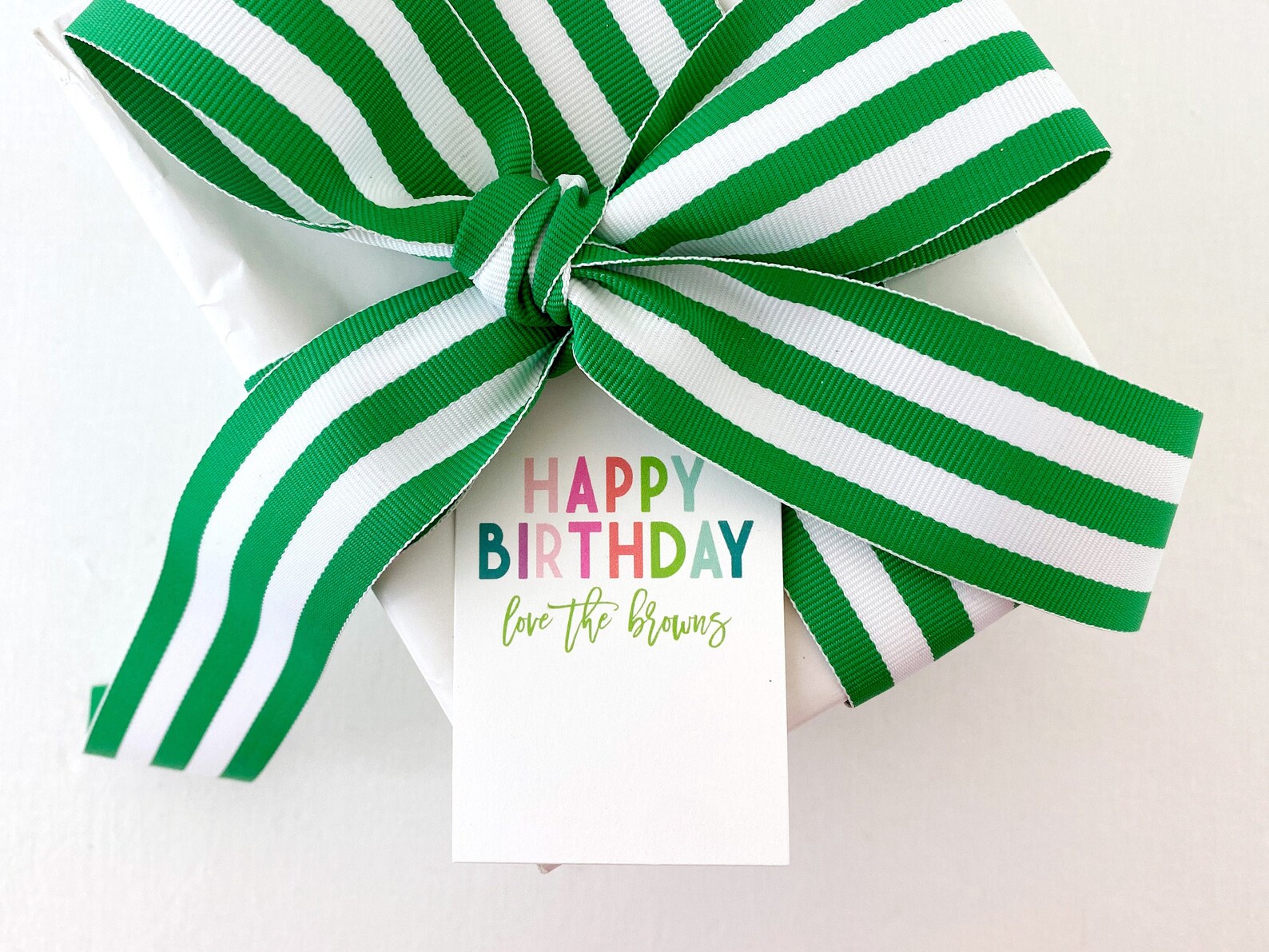 Personalized Birthday Gift Tags Happy Birthday Tags Gift Etsy