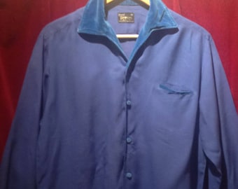 Vintage 1950s MCGREGOR Rayon Gabardine Sport Shirt ~ Size M