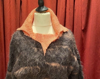 Vintage Mohair Jumper/ Knitwear Sweater / vintage mohair pullover.