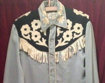 Vintage 1950&#39;s Western wear, Ranchwear Shirt /Califorina Ranchwear, Los Angeles  USA.