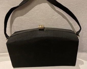 1950s Vintage Rayon Ladies Handbag- Purse