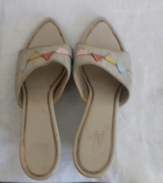 1940s / 50s Mule / Sandals Shoes  - make Footwear… - image 7