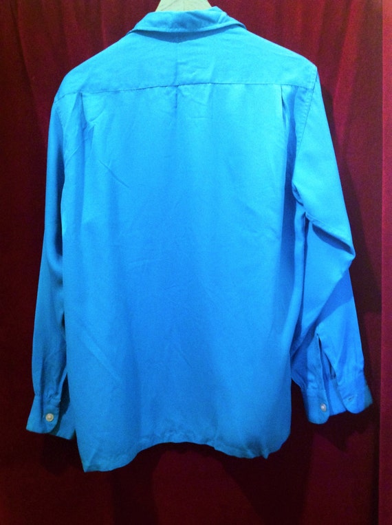 Vintage 1950s Blue Rayon Shirt / PENNEY'S TOWNCRAFT / M - Etsy Vintage 1950s Blue Rayon Shirt / PENNEY'S TOWNCRAFT / M - Etsy