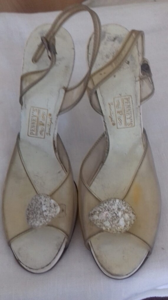 1950s Lucite shoes / make - PENNY’S / 50s Perspex,