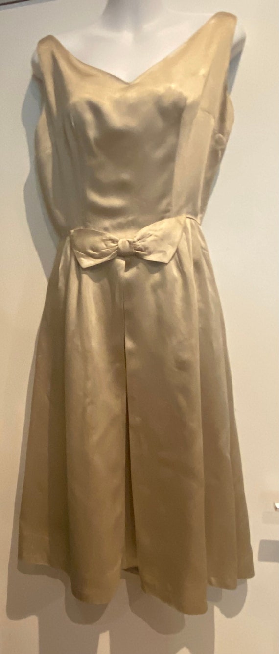 1950s Vintage Cocktail Dress Small / 50s Small Vintage Evening Dress