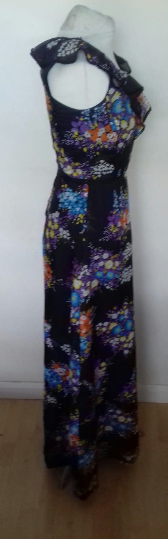 Vintage Maxi dress / ladies Bohemian dress - image 10