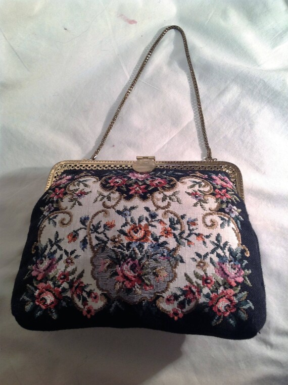 Petit Sac à Main Femme En Tapisserie - Neuf Avec étiquette