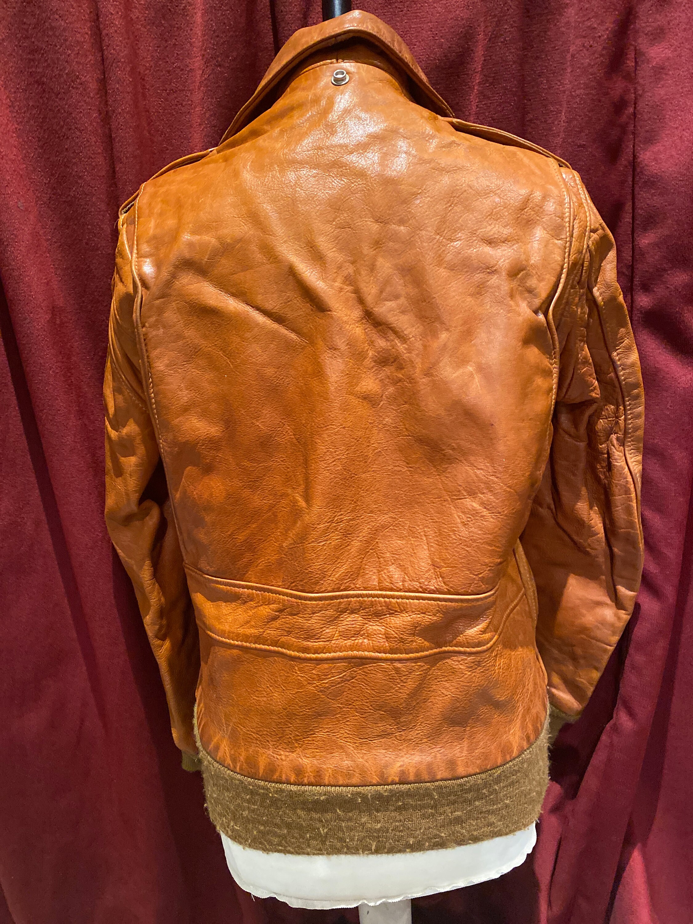 1950s Schott Leather Jacket / 1950s Schott Original Leather