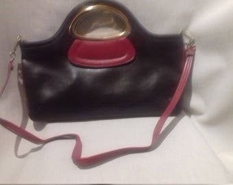 Bolso vintage años 60 / con correa larga.