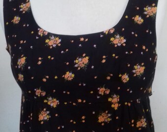 Vestido longo vintage / vestido hippie, boho.