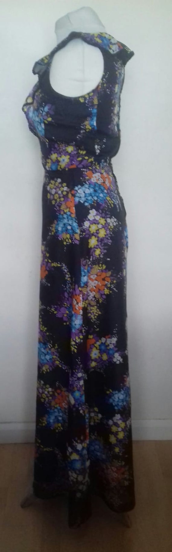 Vintage Maxi dress / ladies Bohemian dress - image 5