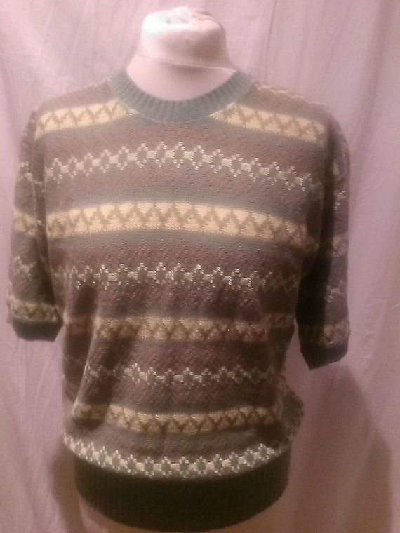 1940s Vintage Cable Knit Sweater/Jumper / Vintage
