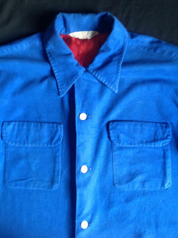 1940s - 50s Rayon Shirt / Label - ENSENADA - SANFO