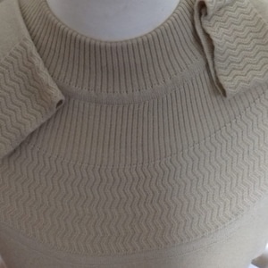 1940s -50s Vintage Sweater / Turtleneck / 40s - 50s Long Sleeve Sweater