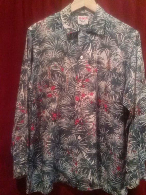 1940s -50s Rare Original Vintage Hawaiian Shirt /… - image 1