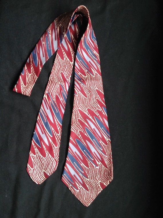 1950s Men's Neck Tie - Cravat  / make London Style