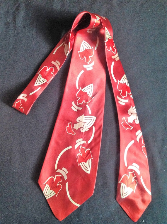 1950s Vintage Mens Tie / ARROW - USA