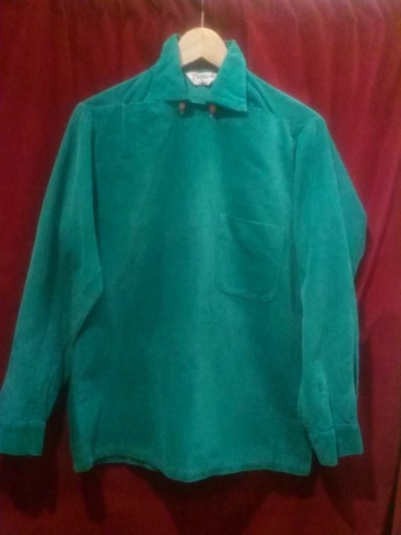 Vintage 1940s - 50s Corduroy Western Shirt / Ranch