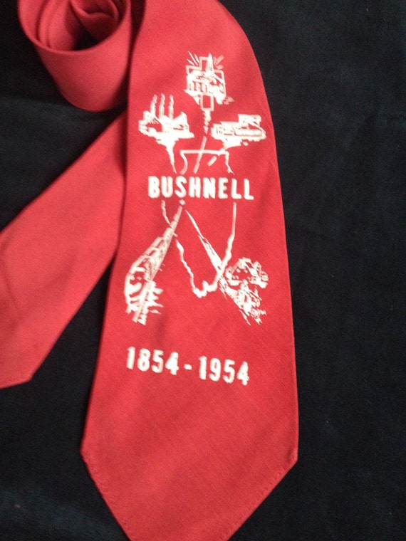 1940's / 50's Vintage Men's Neck Tie / BUSHNELL 1… - image 1