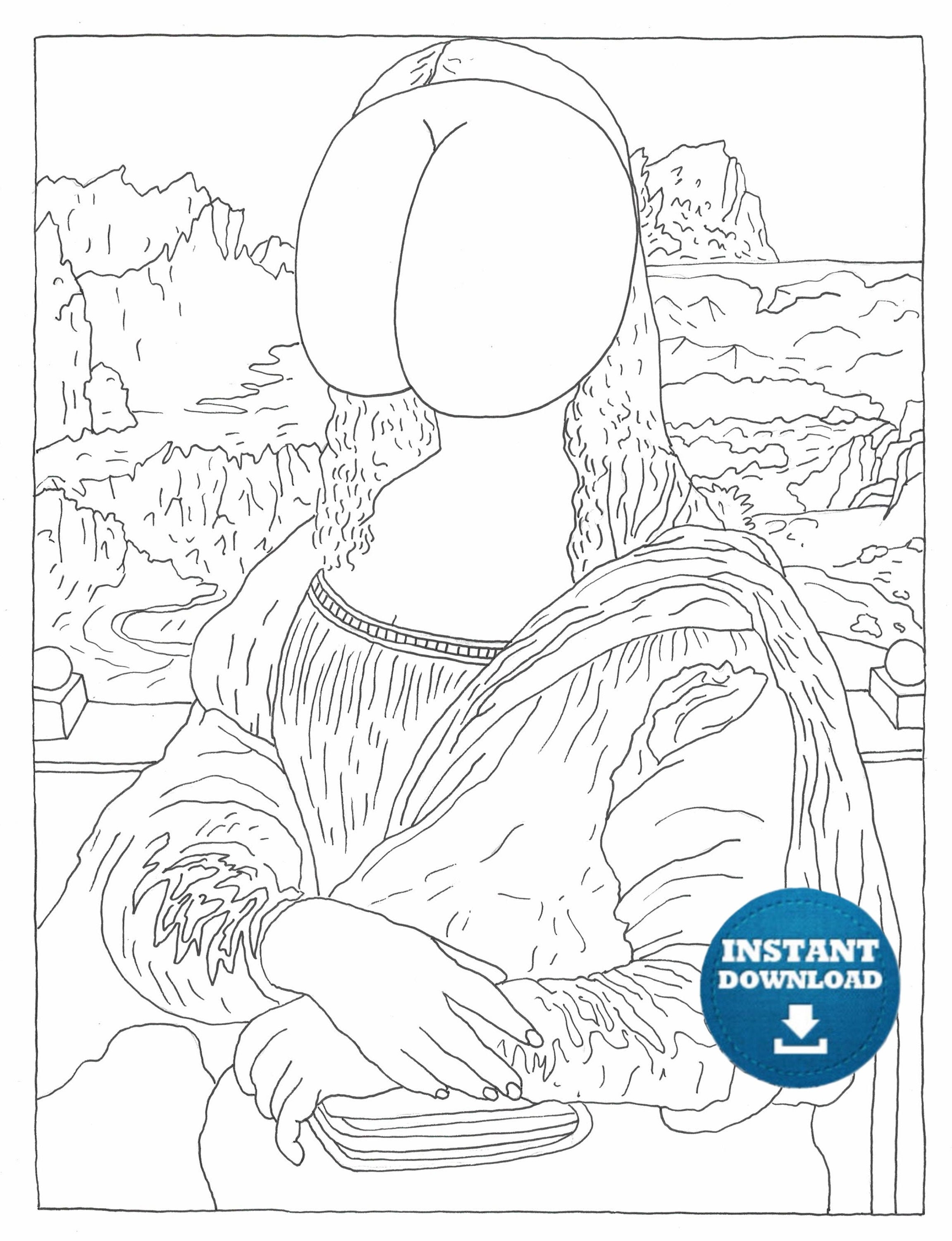 Bum Coloring Pages