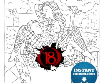 Download Vagina Coloring Book Etsy