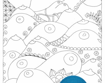 Boobs Coloring Pages