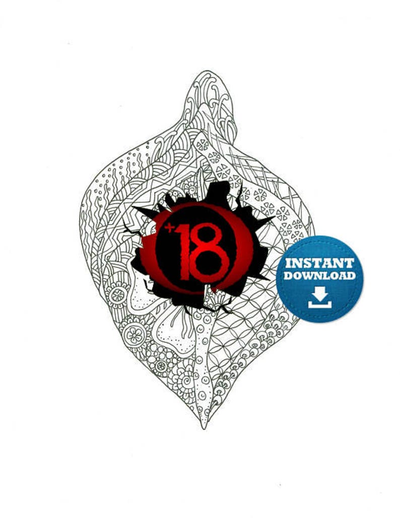 Printable Cunt Doodle Xrated Colouring Page Instant Download Vagina Coloring Page Zentangle Naughty Adult Coloring Book Vagina Art Drawing Illustration Art Collectibles Jewellerymilad Com