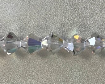 5301/5328 Swarovski® 8mm Bicone - Crystal AB - 24 pieces