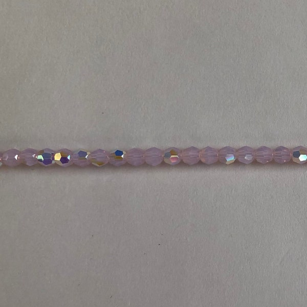 5000 Swarovski® 4mm Round - Rose Water Opal AB - 24 pieces
