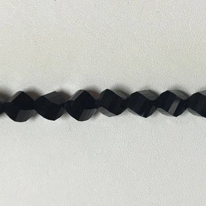 5020 Swarovski® 8mm Helix - Jet - 10 pieces