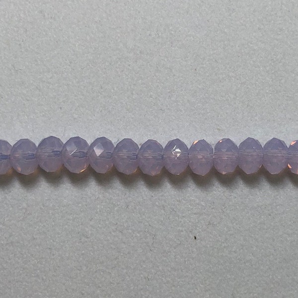 5040 Swarovski® 6mm Rondelle - Violet Opal - 12 pieces