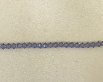 5301/5328 Swarovski® 4mm Bicone - Light Tanzanite - 36 pieces