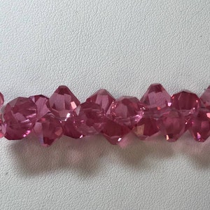 6301 Swarovski® Top drilled 8mm Bicone - Rose - 20 pieces