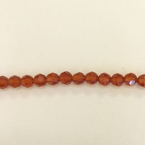 5000 Swarovski® 6mm Round - Indian Red - 12 pieces