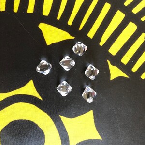 6301 Swarovski® Top drilled 10mm Bicone - Crystal - 6 pieces