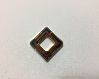 4439 Swarovski® 14mm Square - Crystal Copper