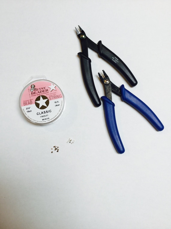betsy beader .014” medium classic steel stringing wire 10 spools